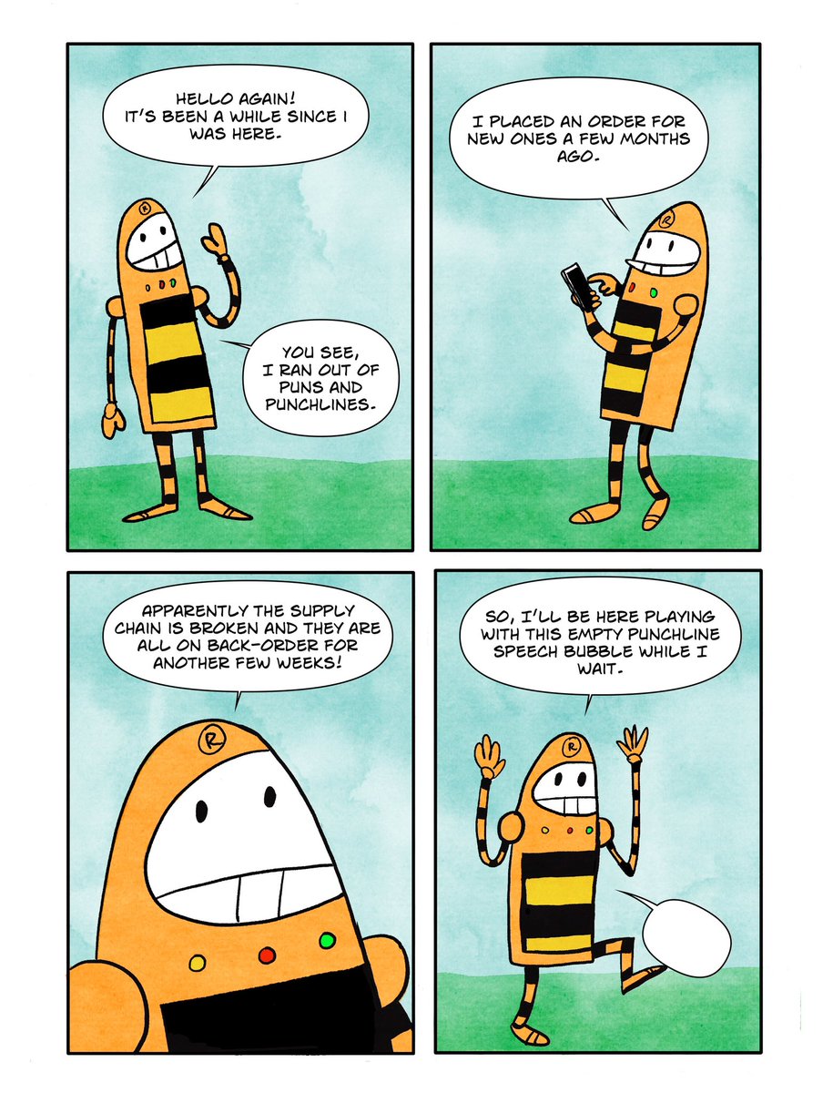 philothewisp's tweet photo. Baguette Robot
#comic #comicstrip #procreate #uprootbrushes #art #robot https://t.co/o7tl4fR8UT
