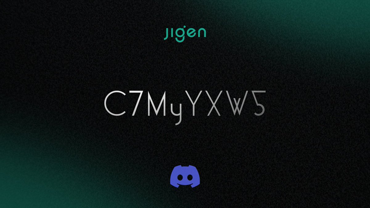 JigenLabs's tweet photo. ⚡️ BE FAST ⚡️

🎁 1x WL spot for @jigenapp
⏰ You have 10 minutes

Any interaction with this tweet makes you eligible 😉

Discord invite for the fastest 25 degens 👇 https://t.co/rdUA6H1syO