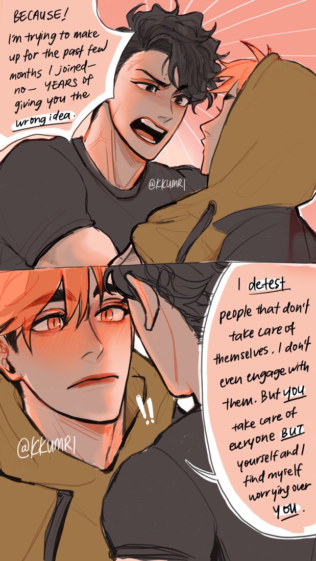 pt 8: fighting fire with fire 🔥 
#sakuatsu hotel roomies au 