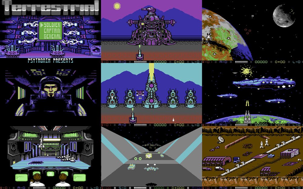 Icon64 - new c64 games.
Terrestrial, lots of minigames done, a few left to do. 
Then we need to link everything together and finally get the sounds in.