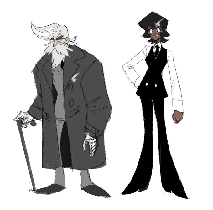 Grey aka Monolith's original operator and Noire's mentor. 👴

He lives in the lighthouse where they store the old robot. 