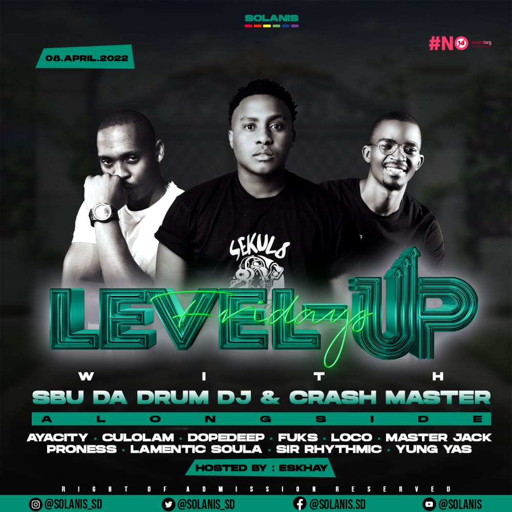 CrashMaster_dj's tweet photo. Leveling Up @solanis_SD tomorrow π₯π₯
#MasterGroove
#AFROHOUSE https://t.co/0hxZUD5wQX