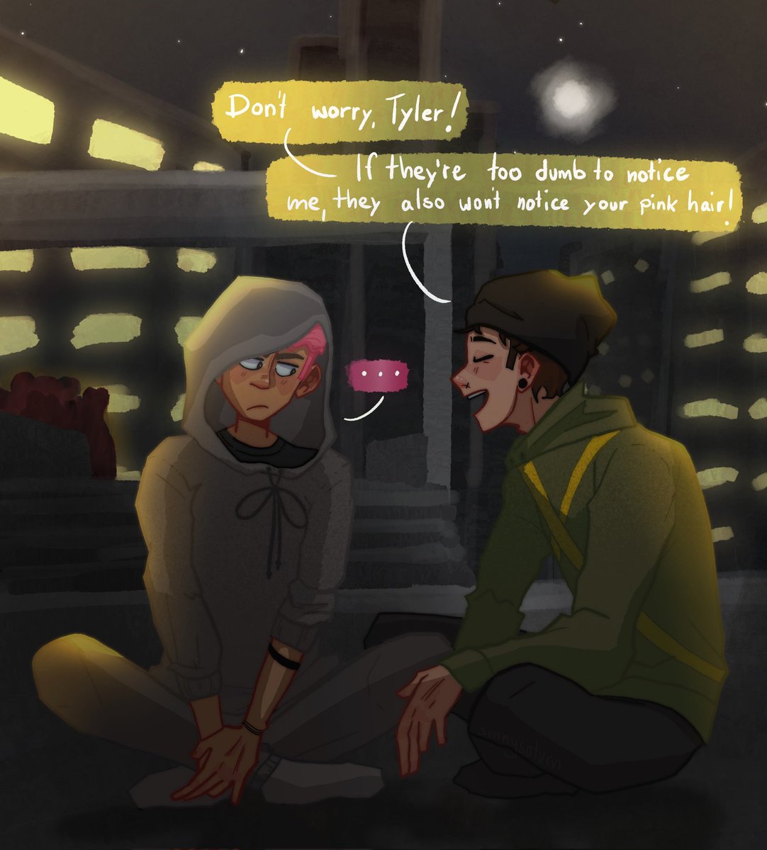 lycosoid's tweet photo. josh visits tyler in dema!!<3

this is so old omg sorry

#cliqueart #art #twentyonepilots @tylerrjoseph @joshuadun https://t.co/61AI7WpSAF