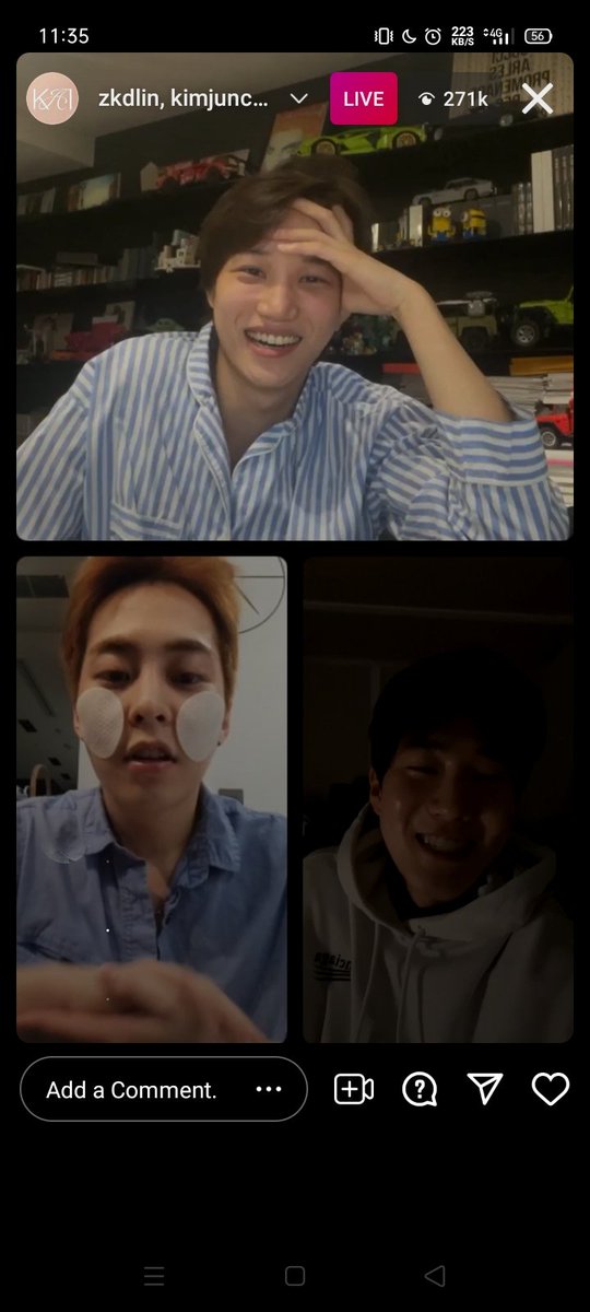 jaemyelZ's tweet photo. IG Live

#SUHO #KAI #XIUMIN https://t.co/XZgv3Zqp2Q