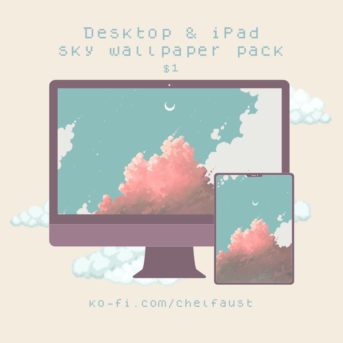 Sky Monday Desktop/iPad Wallpaper Pack v1☁️✨
Link in comments ⬇️