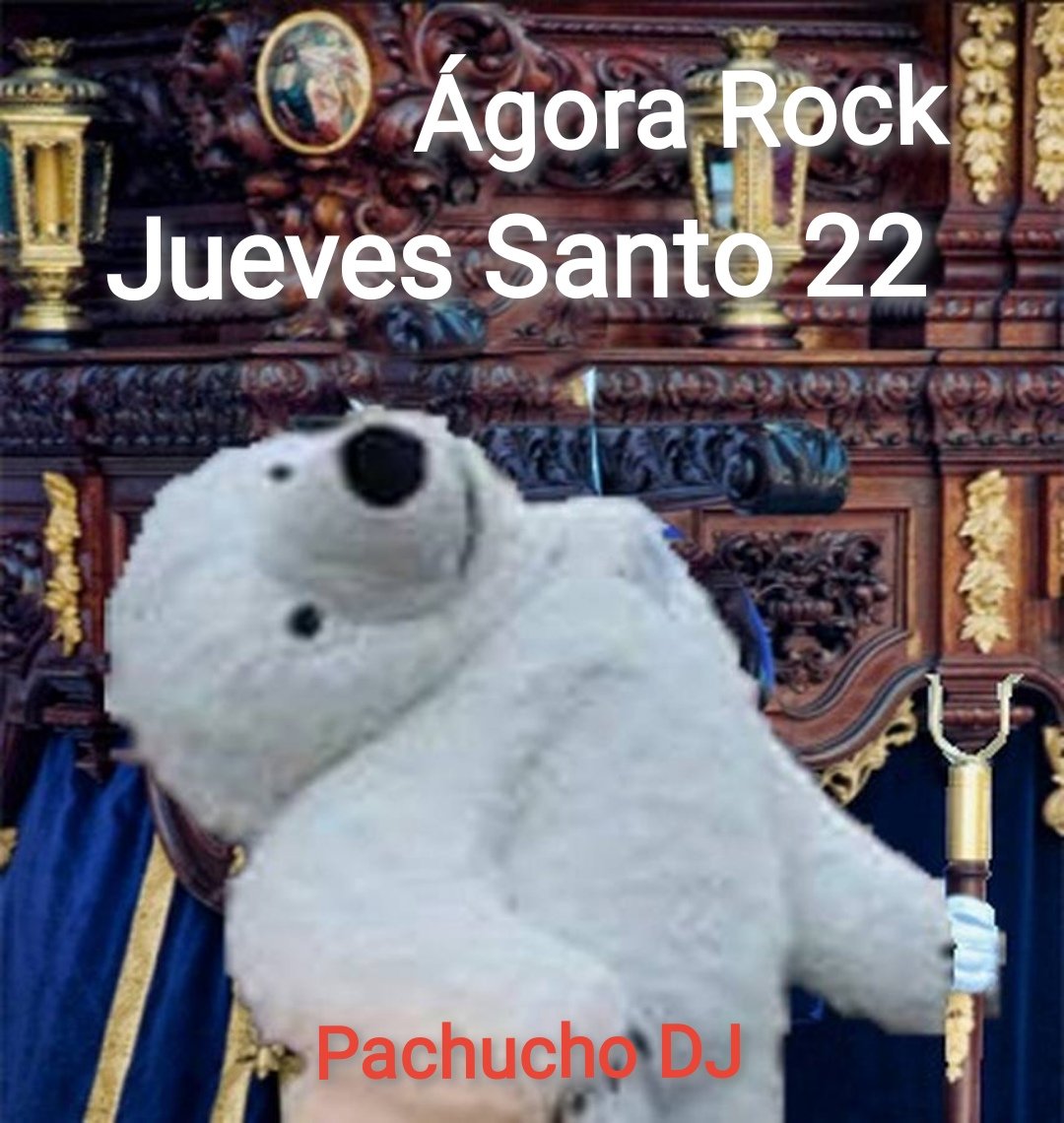 Esta Semana Santa había decidido no pinchar pero David no me deja, así que el único día que he cogido es Jueves Santo. No te pierdas la sesión Pachucha de las fiestas. Os espero.