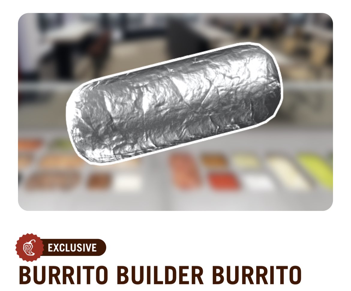 For anyone who uses the Chipotle app: National Burrito Day deal where you  can get 400 Robux for only 100 Chipotle rewards points!! : r/roblox