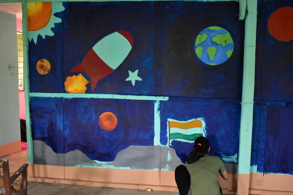 gopali_youth's tweet photo. GYWS with the help of @Spectra, painted and beautifully decorated the hostel walls to make the stay of the students at the hostel more delightful and enjoyable. Here is a glimpse of the same.
#gyws #spectra #jvm #hostel #wallpainting #colours #iitkgp #joy https://t.co/P7Gy3gFpQQ