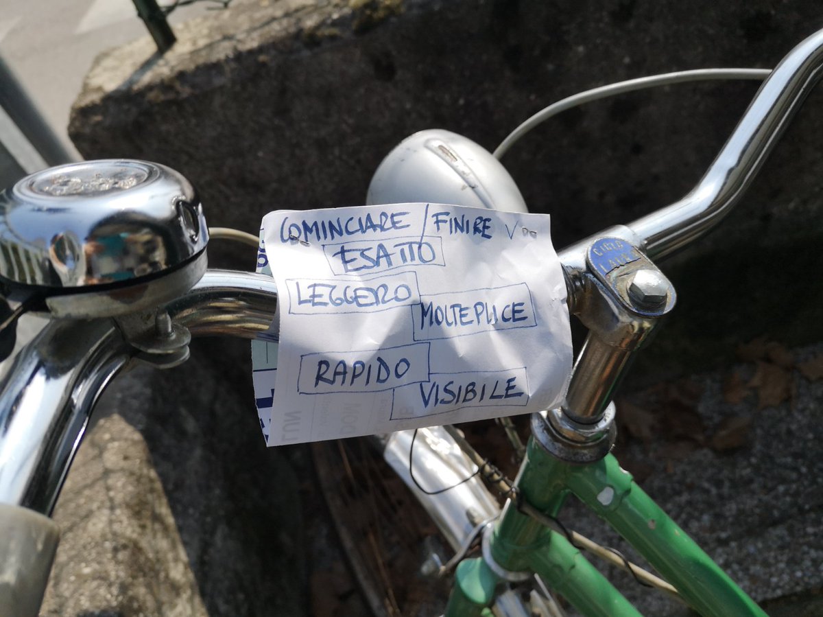 Leggero come l'aria, molteplice come gli umori che cambiano, visibile come il degrado #bicicletta #libri #quisilegge2022