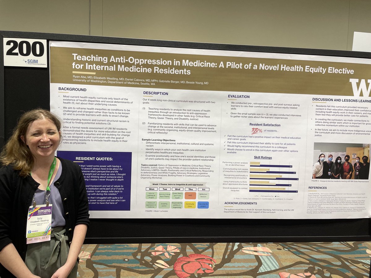 Mulugeta Gebregziabher, PhD (@profmulugeta) on Twitter photo Teaching anti-operation in medicine from Izzy and Ryan <a href="/uw_chiefs/">UW IM Chiefs</a> <a href="/UW/">University of Washington</a> at #SGIM22
<a href="/JEChilderhose/">Janet Elizabeth Childerhose, PhD</a> Teaching anti-operation in medicine from Izzy and Ryan <a href="/uw_chiefs/">UW IM Chiefs</a> <a href="/UW/">University of Washington</a> at #SGIM22
<a href="/JEChilderhose/">Janet Elizabeth Childerhose, PhD</a>