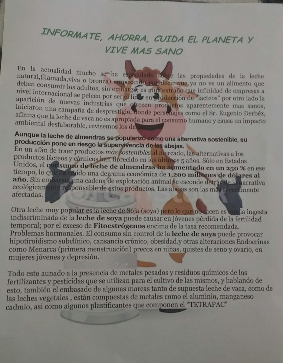 Gabriel61477150's tweet photo. No que muy veganos, ya lo dijo nuestro presidente, la etapa neoliberal creo una cultura de la muerte, manipulando nos para creer que lo sano era dañino, y lo dañino era sano, chequen! https://t.co/TkyA3SPKVJ