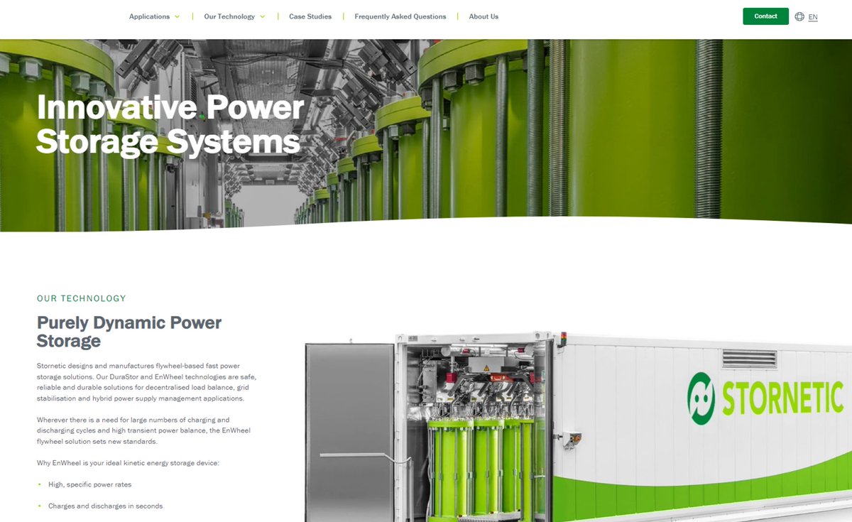 We have relaunched our company website! Our new pages provide a fresh overview of our activities including our latest developments, applications and case studies. #Stornetic #fastpowerstorage #innovation #renewables #SmartGrid Take a look here: stornetic.com
