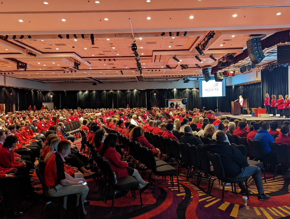 After a difficult year, we have arrived at the Closing Session of the <a href="/nvskillsusa/">Nevada SkillsUSA</a> State Conference. That you Advisors for keeping your students motivated to compete. <a href="/SkillsUSA/">SkillsUSA</a> <a href="/actecareertech/">ACTE</a> <a href="/NvActe/">NV_ACTE</a> <a href="/ClarkCountySch/">CCSD</a> <a href="/CCSDMagnet/">CCSD Magnet Schools</a> @NV_GOWINN <a href="/ABCNevada/">ABC Nevada Chapter</a> <a href="/NevadaGoldMines/">Nevada Gold Mines</a>