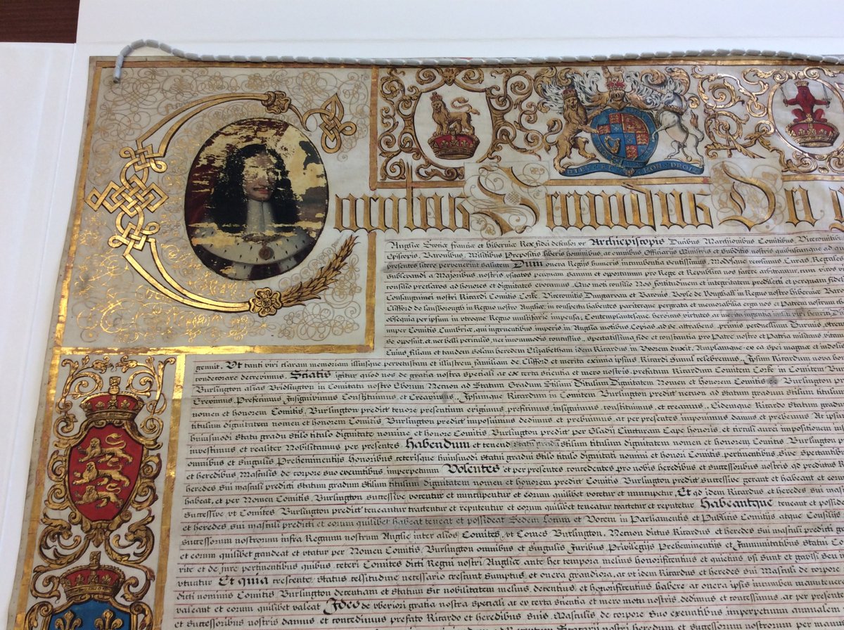 Chatsworth (@chatsworthhouse) on Twitter photo For #Archive30 #ConservationWin, here is conservator Antony Oliver working his magic on a letters patent issued by Charles II in 1664, as part of a project funded by <a href="/TheNMCT/">National Manuscripts Conservation Trust</a>. Who would have guessed such beauty was hidden in that grubby box? #ExploreYourArchive <a href="/ARAScot/">ARA Scotland</a> For #Archive30 #ConservationWin, here is conservator Antony Oliver working his magic on a letters patent issued by Charles II in 1664, as part of a project funded by <a href="/TheNMCT/">National Manuscripts Conservation Trust</a>. Who would have guessed such beauty was hidden in that grubby box? #ExploreYourArchive <a href="/ARAScot/">ARA Scotland</a>