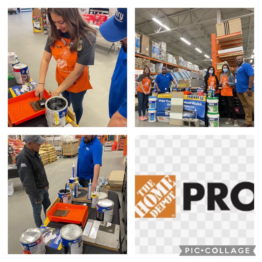 Come join us at #homedepot 8523 Far East El Paso #ProAppreciationMonth! Henry is here helping train HD associates and Pros on Henry products. #selltheproject <a href="/AriannaJacks/">Arianna</a> <a href="/sperryhenryco/">Scott Perry</a> <a href="/DDGage24/">Daniell Gage</a> @HenryProSales @Fuerstenberg15 <a href="/VivianNextDoor/">Vivian  De Leon</a> <a href="/lauu2b/">Laura Castañeda</a> <a href="/77stix/">Amanda Rocha</a>