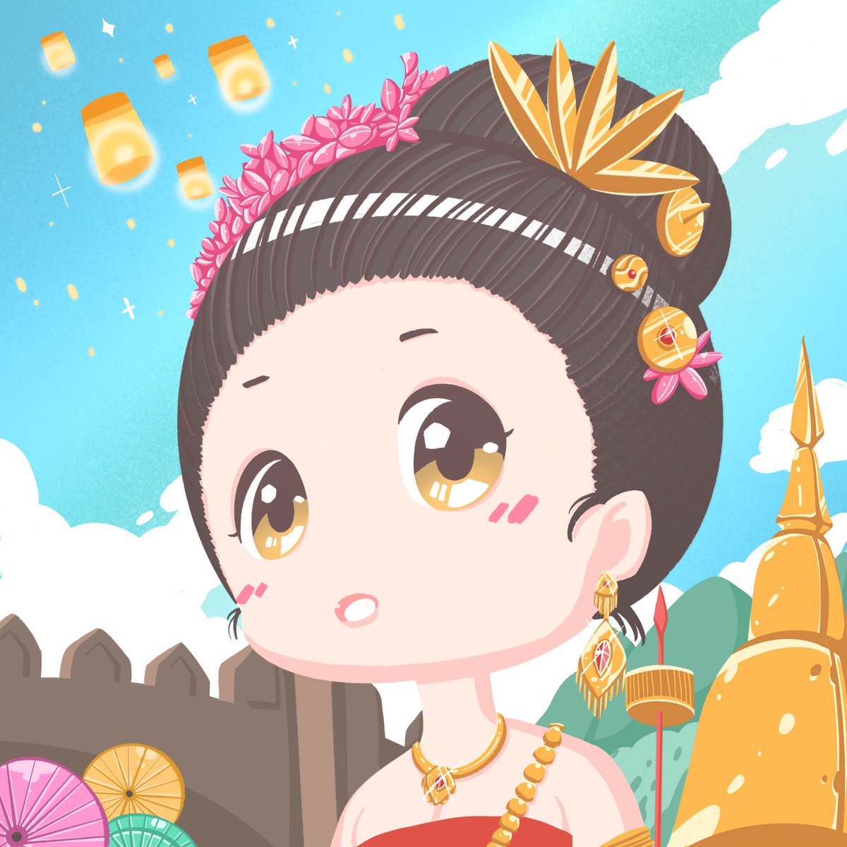 VariantzArt's tweet photo. ขอฝาก Luvly in Chiangmai ด้วยน้าทุกคน ✨
น้องอยากไปเหนือ คิดถึงอากาศช่วงสิ้นปีมากก 🤩
.
กิจกรรม FanArt Chiangmai Crypto City:
CCC Metaverse Hall of Art
.
#ChiangmaiCryptoCity #CCC #CCCFanart #CCCMetaverse #NFTThailand #NFTthaiartist #NFTCommumity https://t.co/x3NHYa4e4e