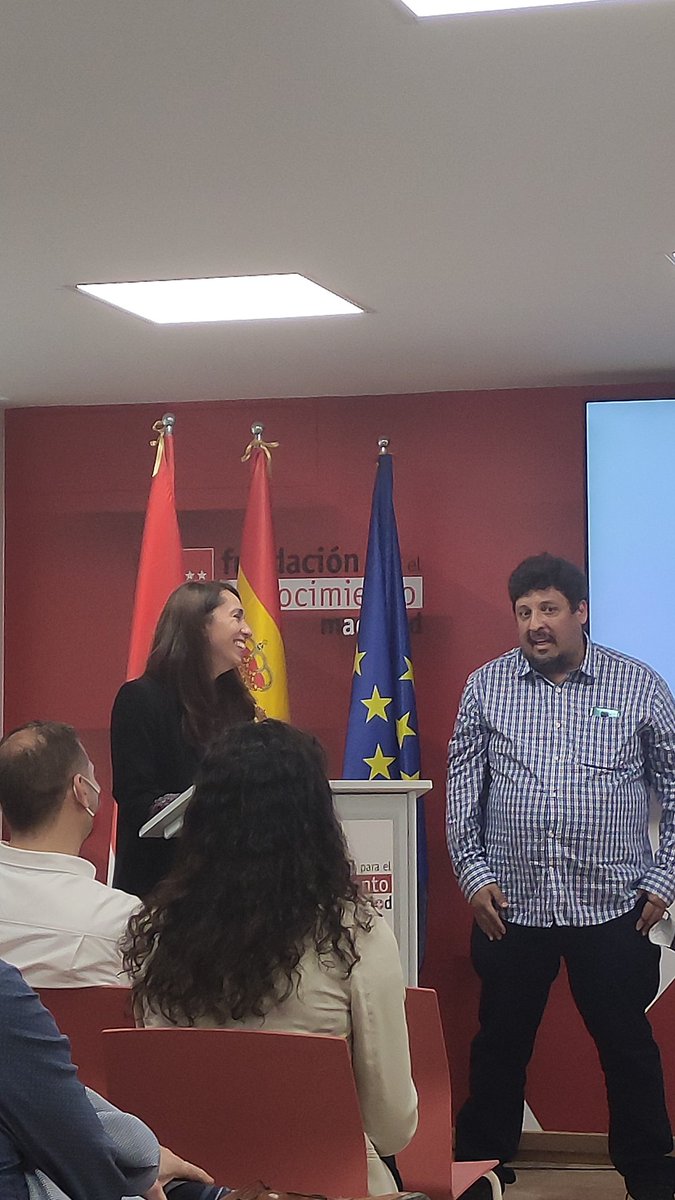 EvaMartinBe's tweet photo. Y el último finalista #Healthstart @madrimasd... #Pitdhagoras @ciencia_uc3m 👏👏👏 https://t.co/Azlq7uMAyq