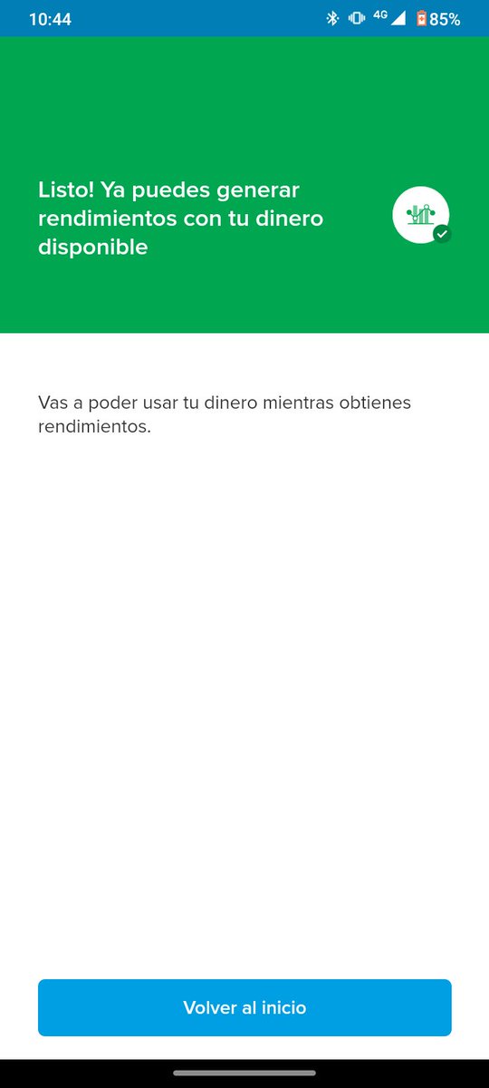 Alex_Chinas_'s tweet photo. @MP_ayuda hola, tiene exactamente 2 semanas que cree mi cuenta para generar rendimientos, y a la fecha no se genera nada. Al ir a la opción para hacer el proceso, siempre sale el mensaje de que ya está listo. Tengo abiertos ya 2 casos por la misma situación, 167479317 y 167506511 https://t.co/EKVvz7U7St