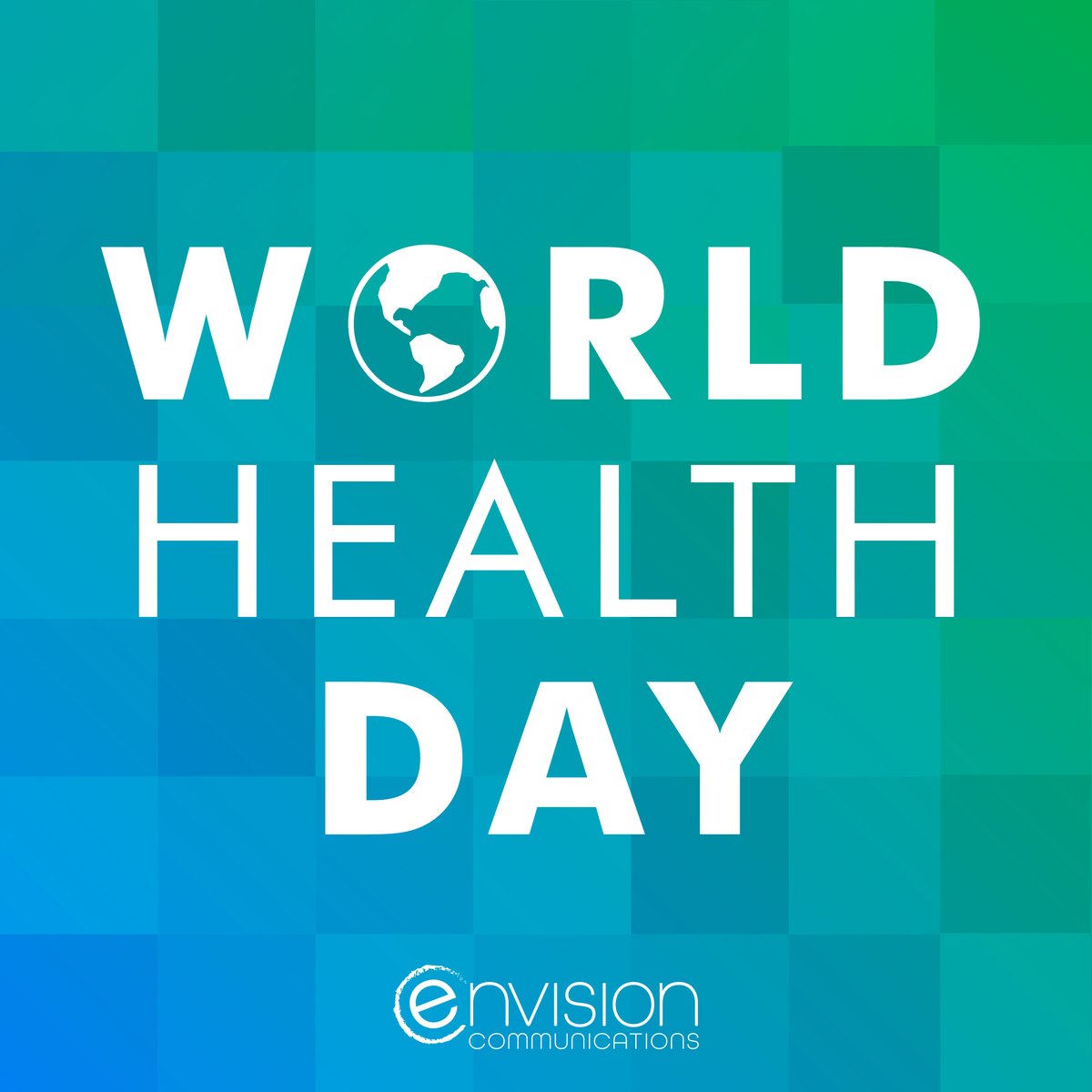 envisioncomm1's tweet photo. Happy World Health Day from Envision! We are dedicated to improving outcomes through all aspects of the patient journey. #worldhealthday #medicalcommunications https://t.co/5EfQya1ZDC