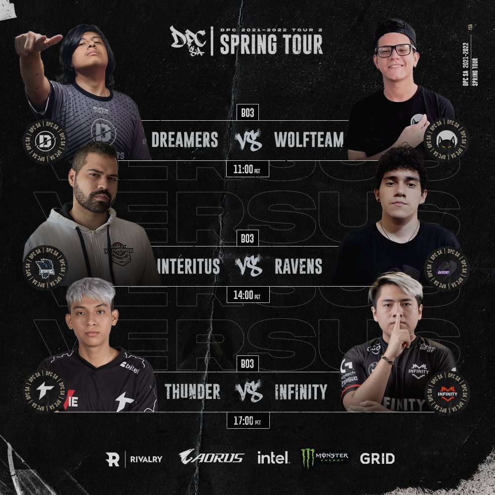 Some close to the peak and some trying to escape the pit. Will this be the day of the underdogs? Come and watch it with us, it's Dota time! 
(｢`･ω･)｢