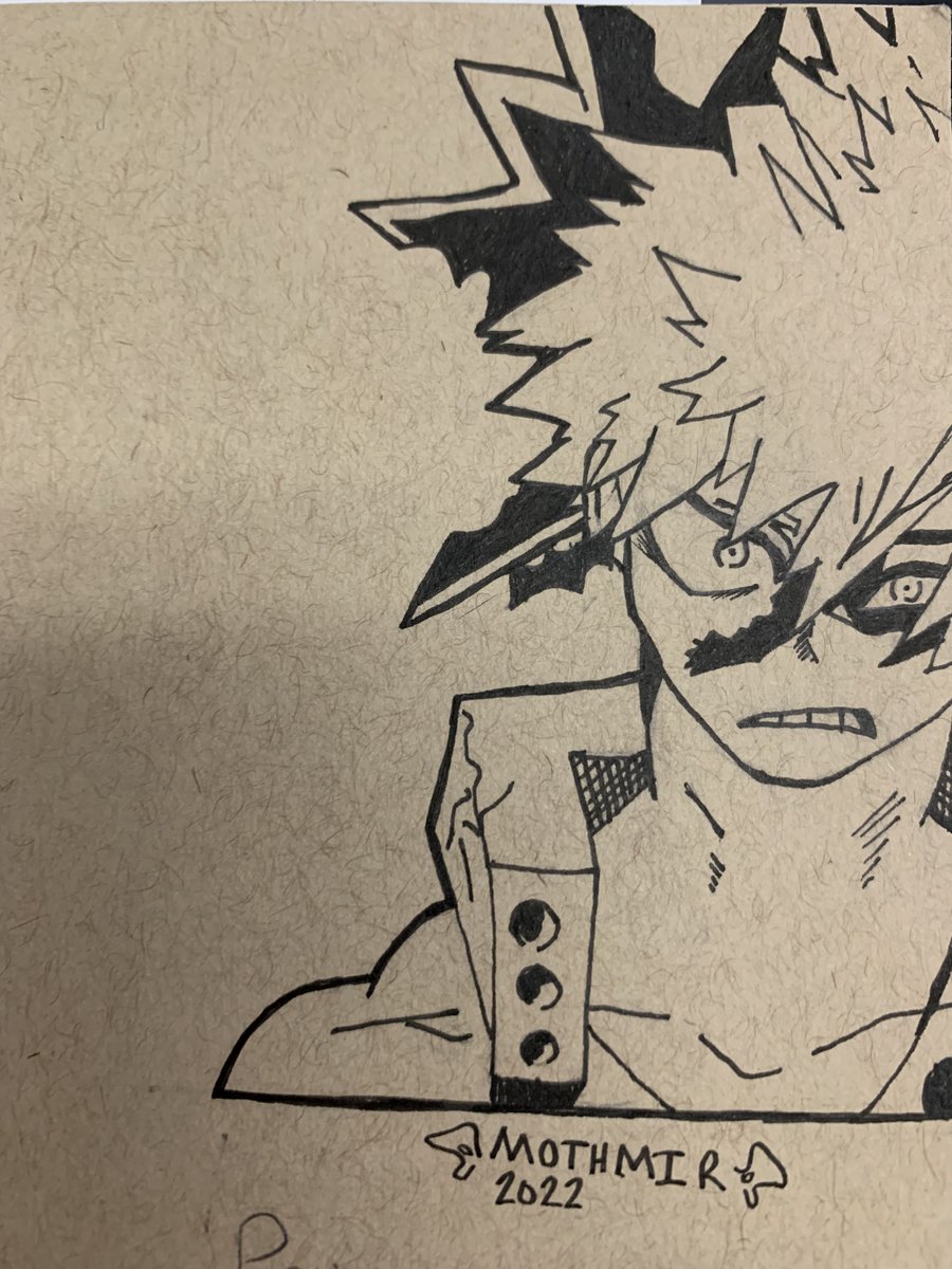 hi i drew somethin 

enjoy

and yes its a redrawn version of an mha panel i was bored and havent done these in like 3 fuckin years//