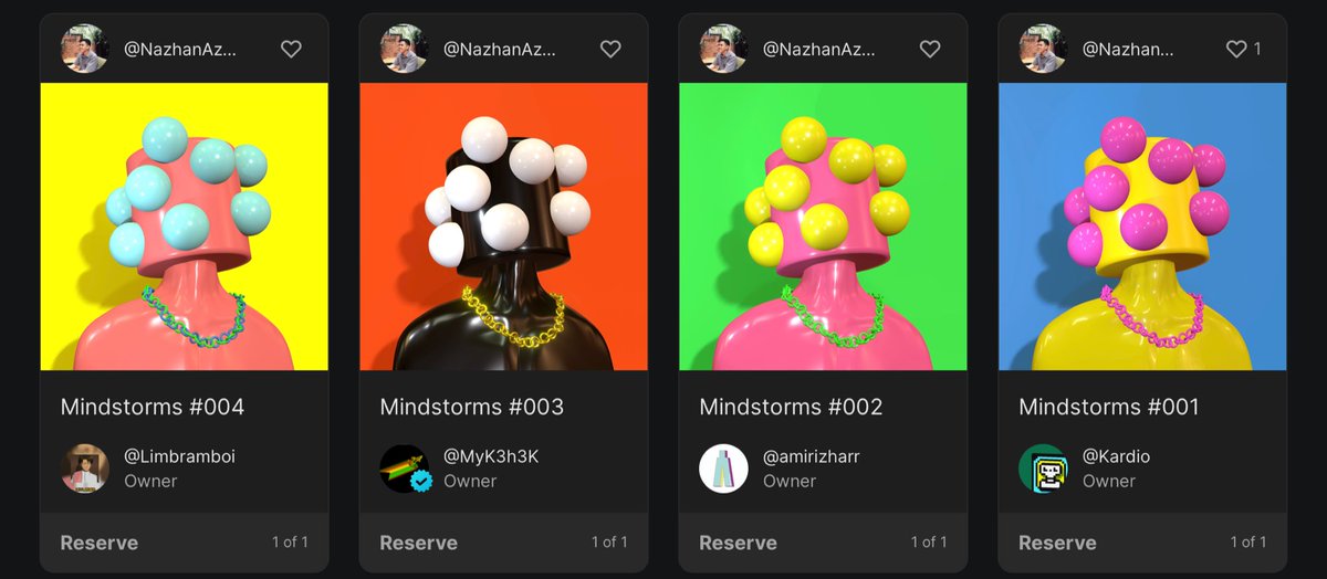 HanxnNFT's tweet image. Alhamdulillah Mindstorms all sold out💙

Thankyou 
@kardNFT 
@AmirIzhar 
@AdukaSangkelana 
@tengkuiliyasan 

Ingat ya if dah ada 10 NFT dapat mystery Gift from me ,thankyou for support🙏❤️