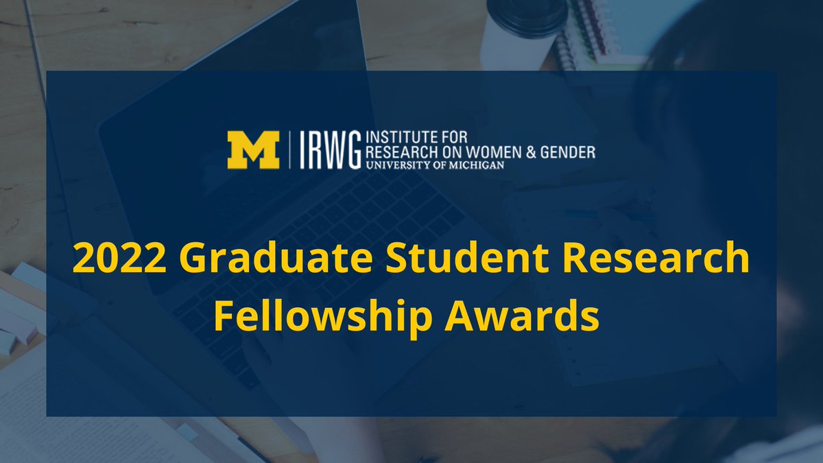 2022 Graduate Student Research Fellowship Awards