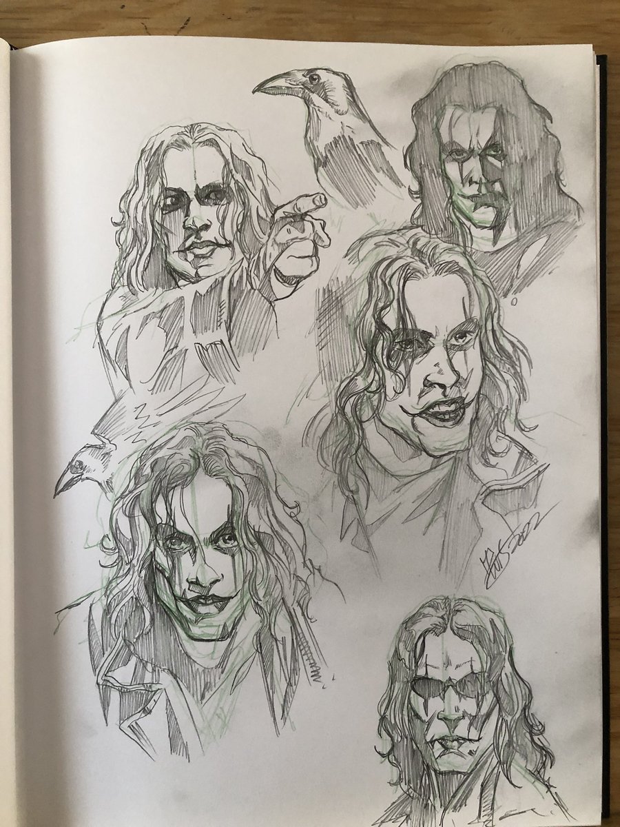 PuisCalzada's tweet photo. Studies… The Crow. #thecrow #thecrowmovie #sketches #studies #pencilsketches #ericdraven #brandonlee #hellonshirts #practice #illustration #design #dreamjob #alternativemovieposters #puiscalzadaart https://t.co/J7mETNQtKe