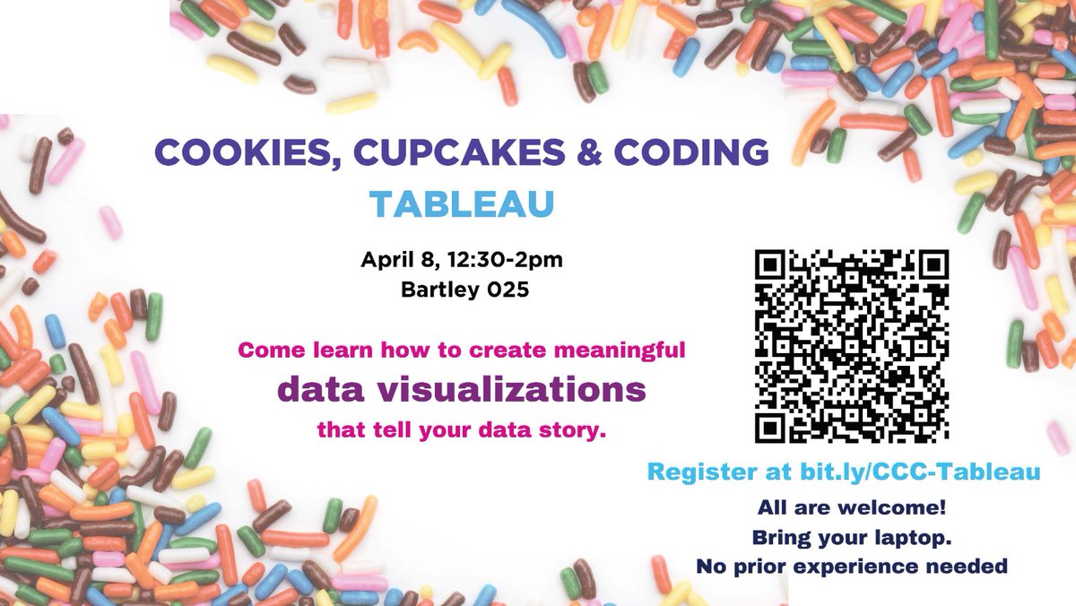 VUWomenInTech's tweet photo. Come learn how to create meaningful data visualizations with Tableau that tell your data story. You will learn how to create clear and effective visuals appropriate for different types of data, such as location data, time series data, measurements, and dimensions. https://t.co/JfB5AQ1SOp