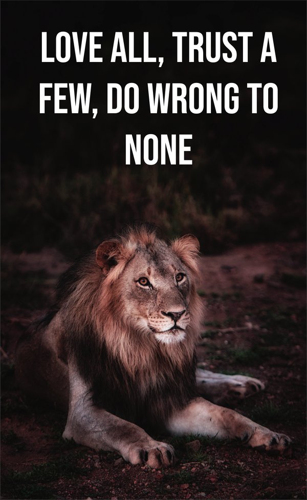 AlgoritmTest's tweet image. Love all, trust a few, do WRONG to none 👑