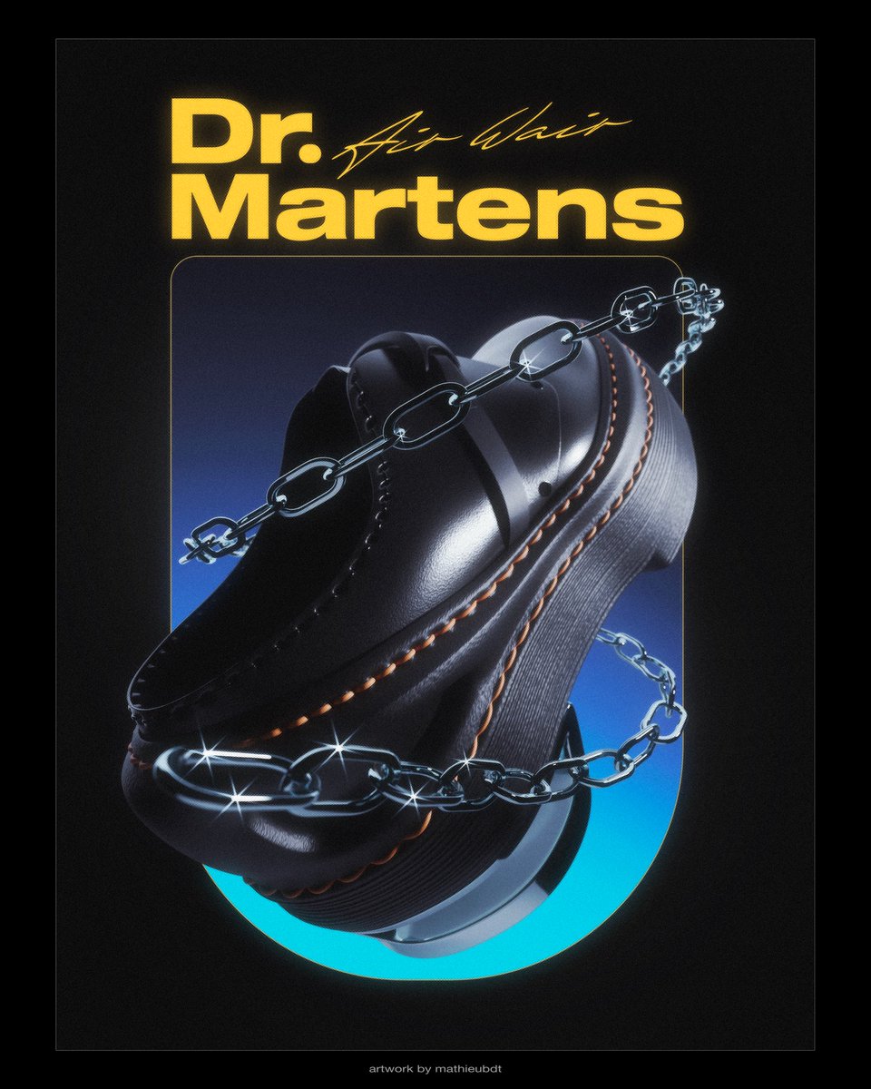 mvthieubdt's tweet photo. Voilà un projet (fictif) de design d’une paire de Dr.Martens sur lequel j’ai travaillé ces derniers temps, j’espère que ça vous plaira

@drmartens https://t.co/BxiCm3vDFn