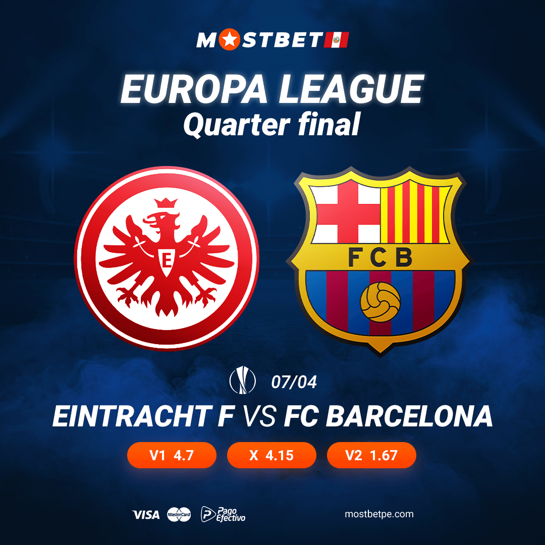 Quién ganará?! 😵 #EuropaLeague

💵Preparen sus apuestas para el partido de HOY!!

#QuarterFinal
⚽#EintrachtFrankfurt vs #FCBarcelona
📆- 07/04

Aprovecha el bonus de bienvenida (TOTTIPE) al registrarse en el siguiente link: mostbetperu5.site
🔥🔥🤑🤑