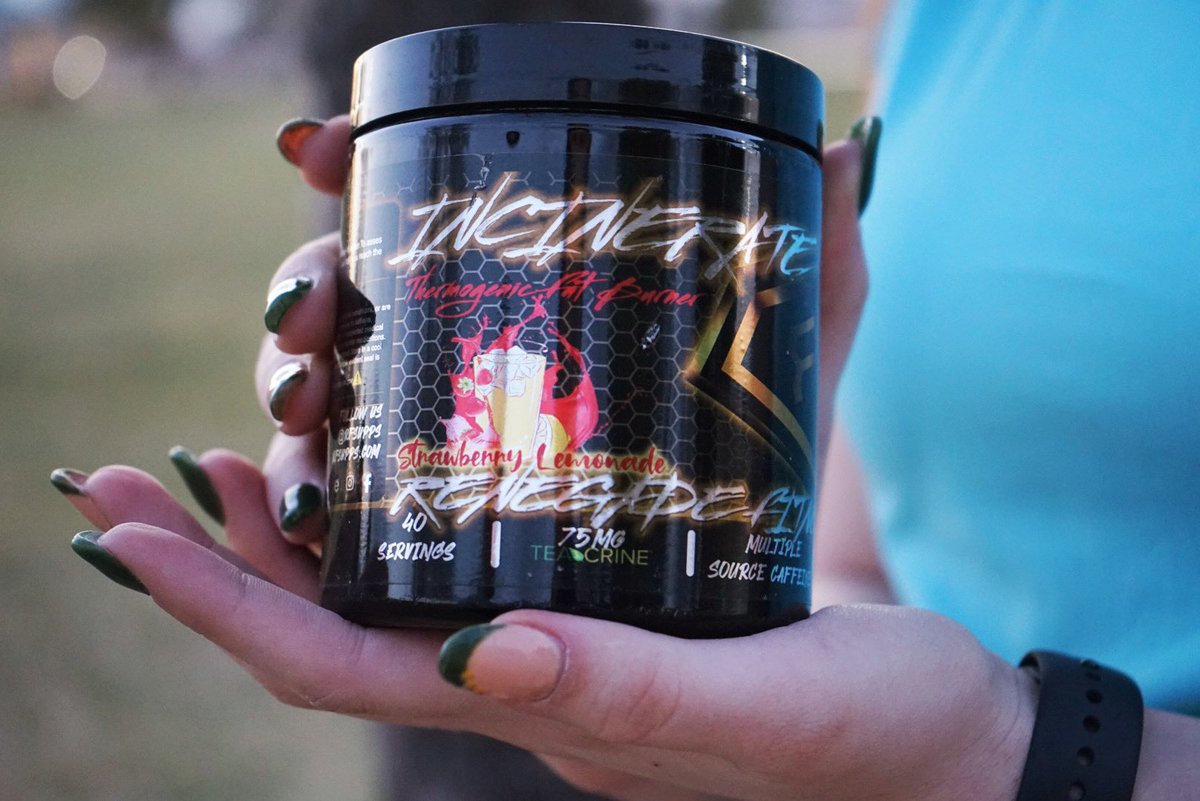 rfsupps's tweet photo. Increase your energy &amp; maintain appetite with Incinerate, our thermogenic fat-burner.
Shop now 👉🏼 https://t.co/PAfKDf4XXx https://t.co/QRwUPm8M5N