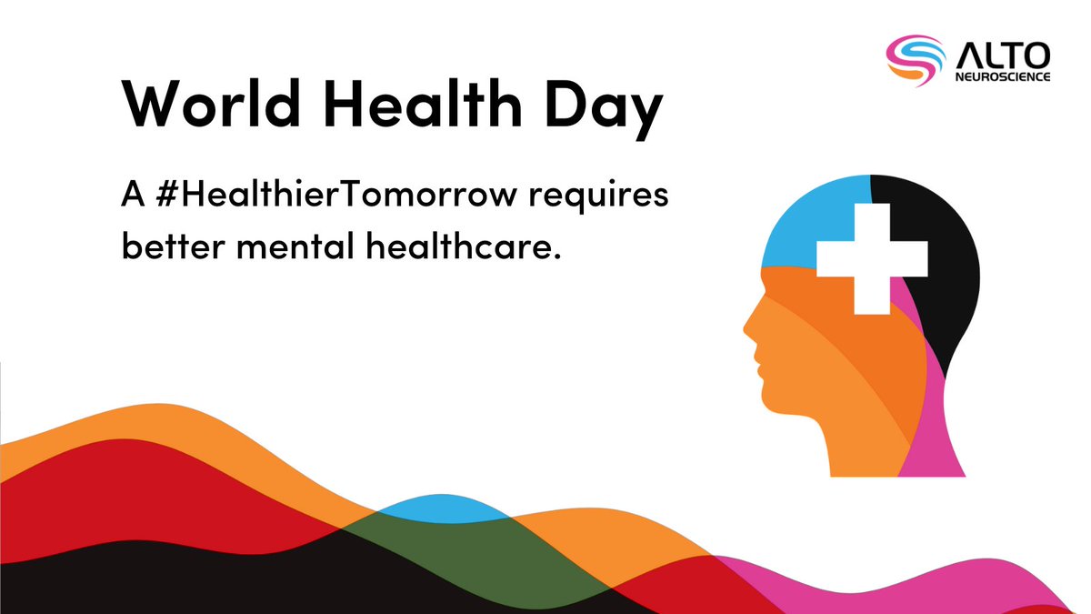 This #WorldHealthDay, we’re focused on creating a #HealthierTomorrow by working to bring every person the right treatment for them, right away. Urgent action is needed to address the growing mental health crisis and mental healthcare is a key component of global well-being.