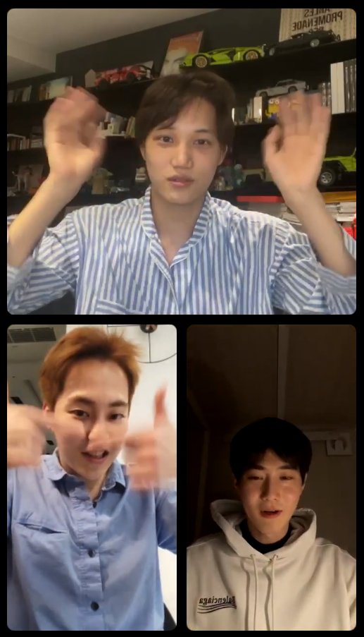gotexoish's tweet photo. both got7 and exo did ig live for their anniversaries, i just love them so much. 🥺😭 https://t.co/PXgjsBZu25
