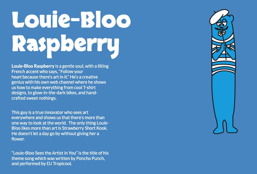 I see Otter Pops trending, and all I have to say about that is that if Louie-Bloo isn't your favorite Otter, I don't think you've considered the question carefully enough.