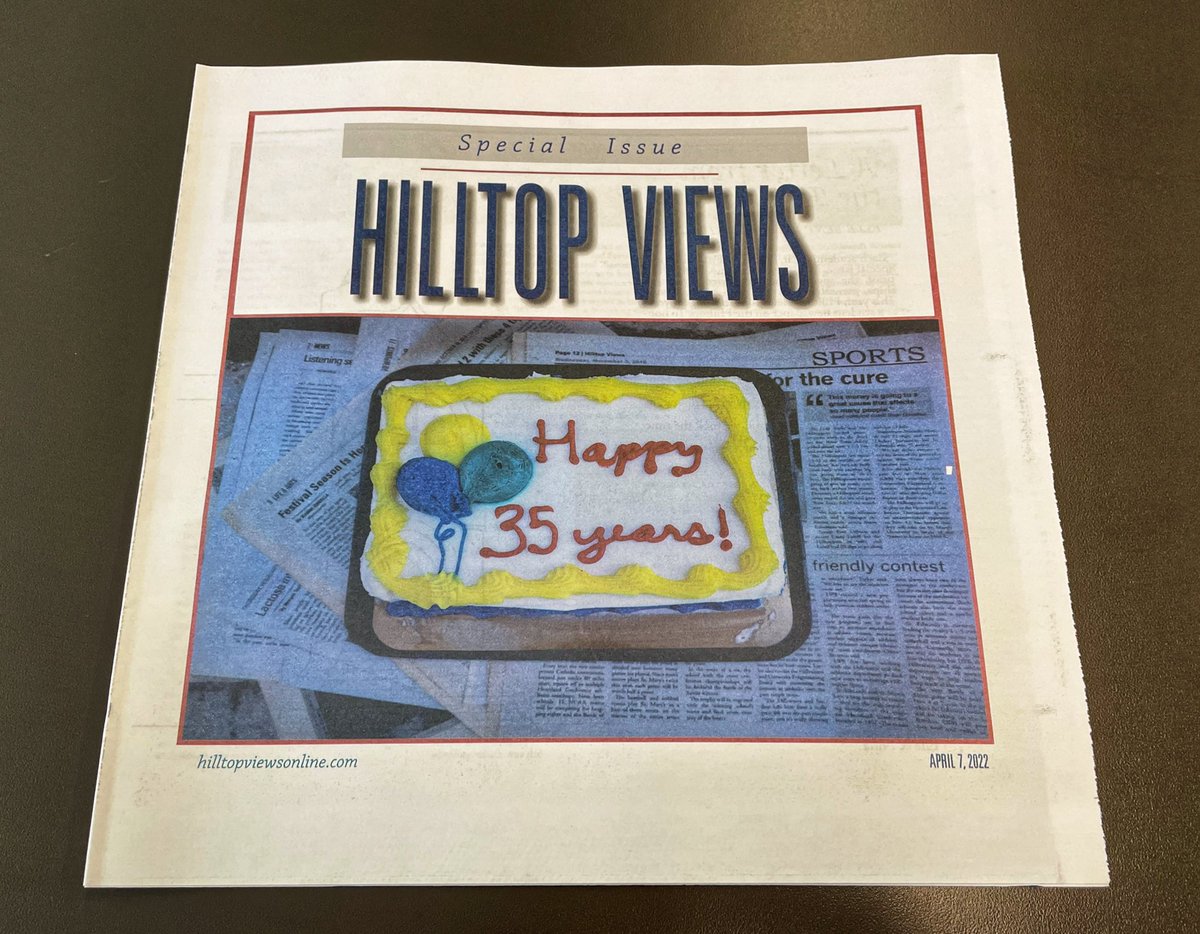 ibass_99's tweet photo. Check out our 35th anniversary special issue!! @HilltopViews @clairebear9975 @ellebentt @ninacate01 @milocortesee https://t.co/aRWTvtosRp