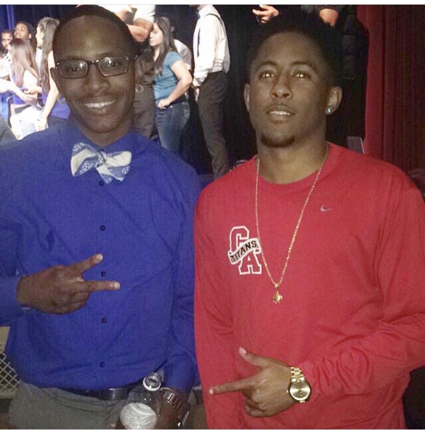 DreBrookins1's tweet photo. Happy birthday brodie no sadness just good times and vibes today. And liquor i definitely can’t forget the liquor lol #LLDomo https://t.co/WukXi1leA3