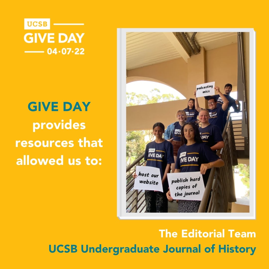 The Undergraduate Journal of History tweet media