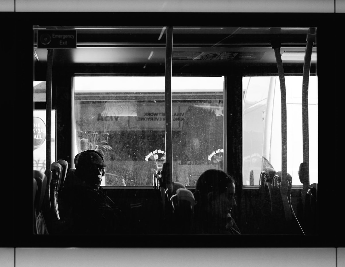 Bus windows are a bidirectional view of different worlds. 

#streetphotography #fujifilm #BWStreetphotography #Monochrome #ManchesterStreetPhotography #NFT