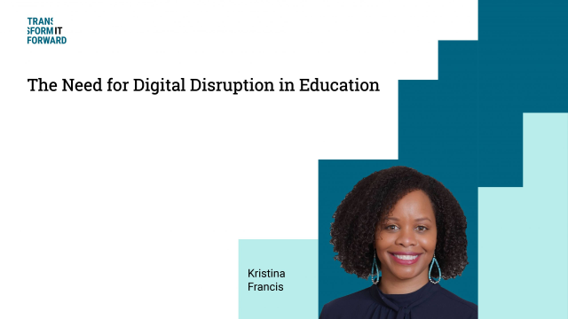 JLGiraudTwt's tweet photo. #TransformItForward with @pfrench4 and Kristina Franci of @jfftweets. Learn more about the modernization and digitization of #education and why the current model needs #DigitalDisruption. https://t.co/lLo4ym4Q5o https://t.co/XsfSceijQS