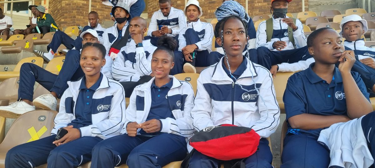 CapeTvet's tweet photo. The Northern Cape Urban TVET College students, accompanied by the SSS staff, will be representing the College and the Northern Cape Province in the CoSACSA National Track and Field Championship games on the 7 - 9 April 2022 at the Peter Mokaba Stadium in Polokwane. https://t.co/kRaQQ8h6Ex