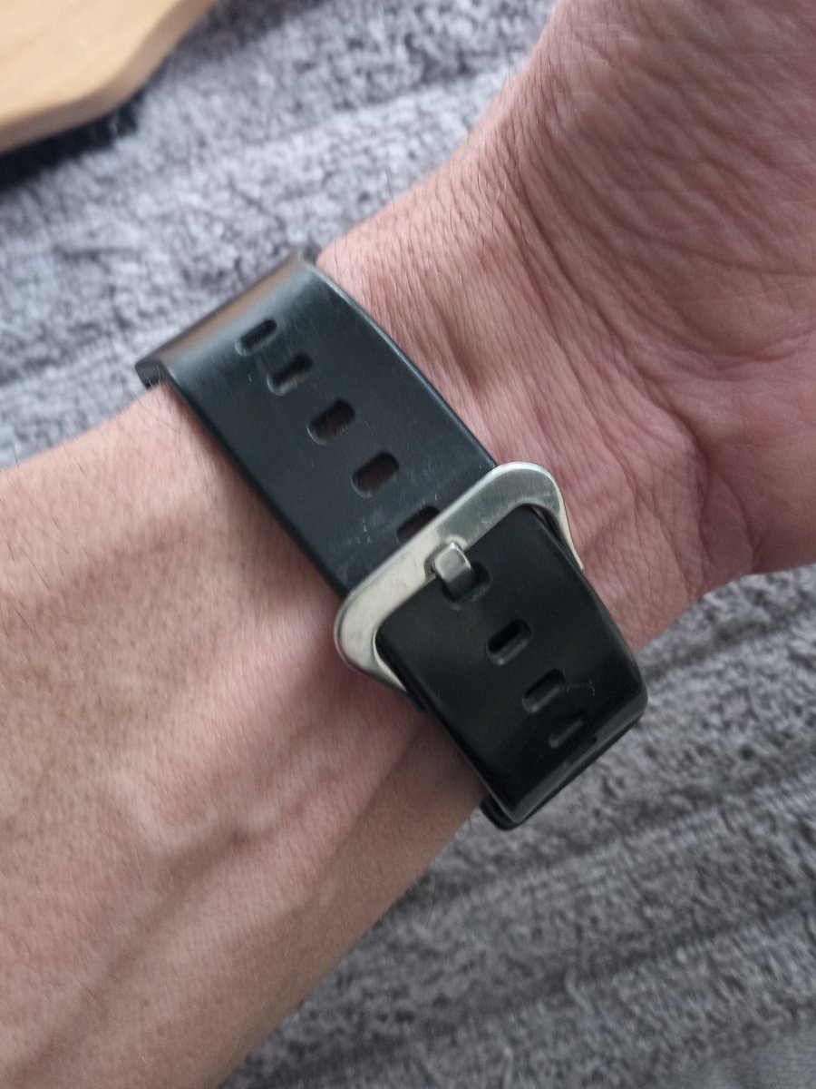 Ninety7Bravo's tweet photo. Been working at gaining back my strength and weight, and the old watchband was tighter this morning.
#BeIndomitable https://t.co/MJ22EfGffN