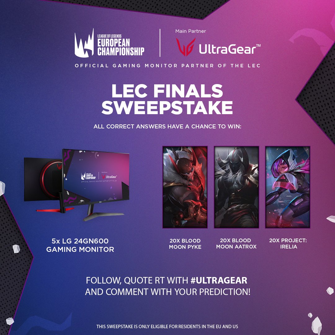 LG UltraGear Named League of Legends European Championship Official Gaming  Monitor Partner