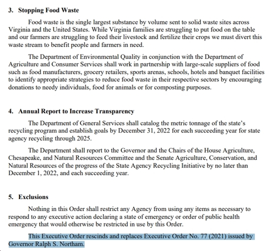 Blue Virginia (@bluevirginia) on Twitter photo Gov. Youngkin Cancels Gov. Northam’s Common Sense Plastic Reduction Plan via Executive Order (<a href="/vasierraclub/">Sierra Club Virginia Chapter</a>: Youngkin's EO #17 "puts plastic polluters’ profits at the expense of Virginia’s environment, public health") bluevirginia.us/2022/04/gov-yo… Gov. Youngkin Cancels Gov. Northam’s Common Sense Plastic Reduction Plan via Executive Order (<a href="/vasierraclub/">Sierra Club Virginia Chapter</a>: Youngkin's EO #17 "puts plastic polluters’ profits at the expense of Virginia’s environment, public health") bluevirginia.us/2022/04/gov-yo…