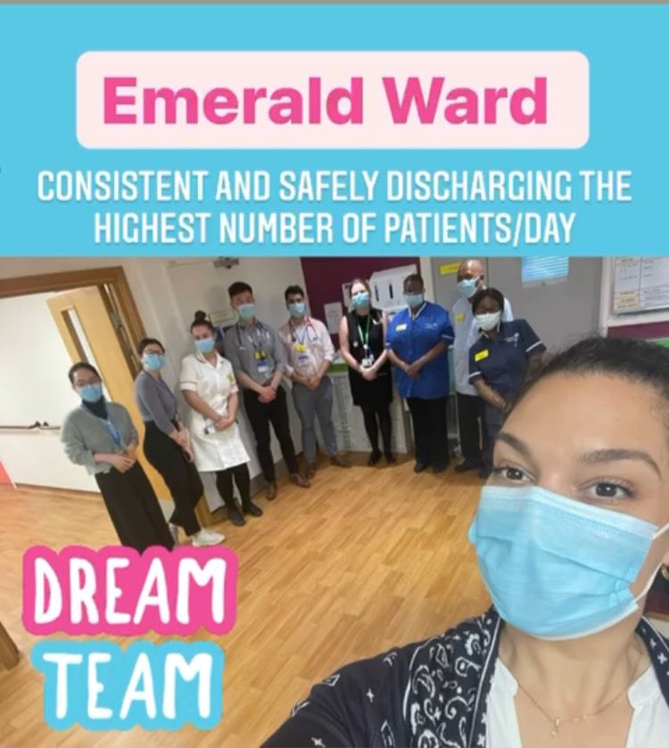 💚Thank you team for supporting with effective safe and timely discharges!!!!! TEAM EMERALD 💚. #TeamEmerald #Northmdx <a href="/sepsismaggie/">Maggie Pacheco</a> <a href="/cagoyongg/">glenda</a> <a href="/MauriceCohen18/">Maurice Cohen</a> <a href="/AnnaMayCharles1/">Anna-May Charles</a> <a href="/NM_Improvement/">NMUH Patient First Team</a> <a href="/Philippa_NHS/">Philippa Godsalve 💙</a> @Jennife92155260 <a href="/HajaSesay16/">Haja sesay</a>