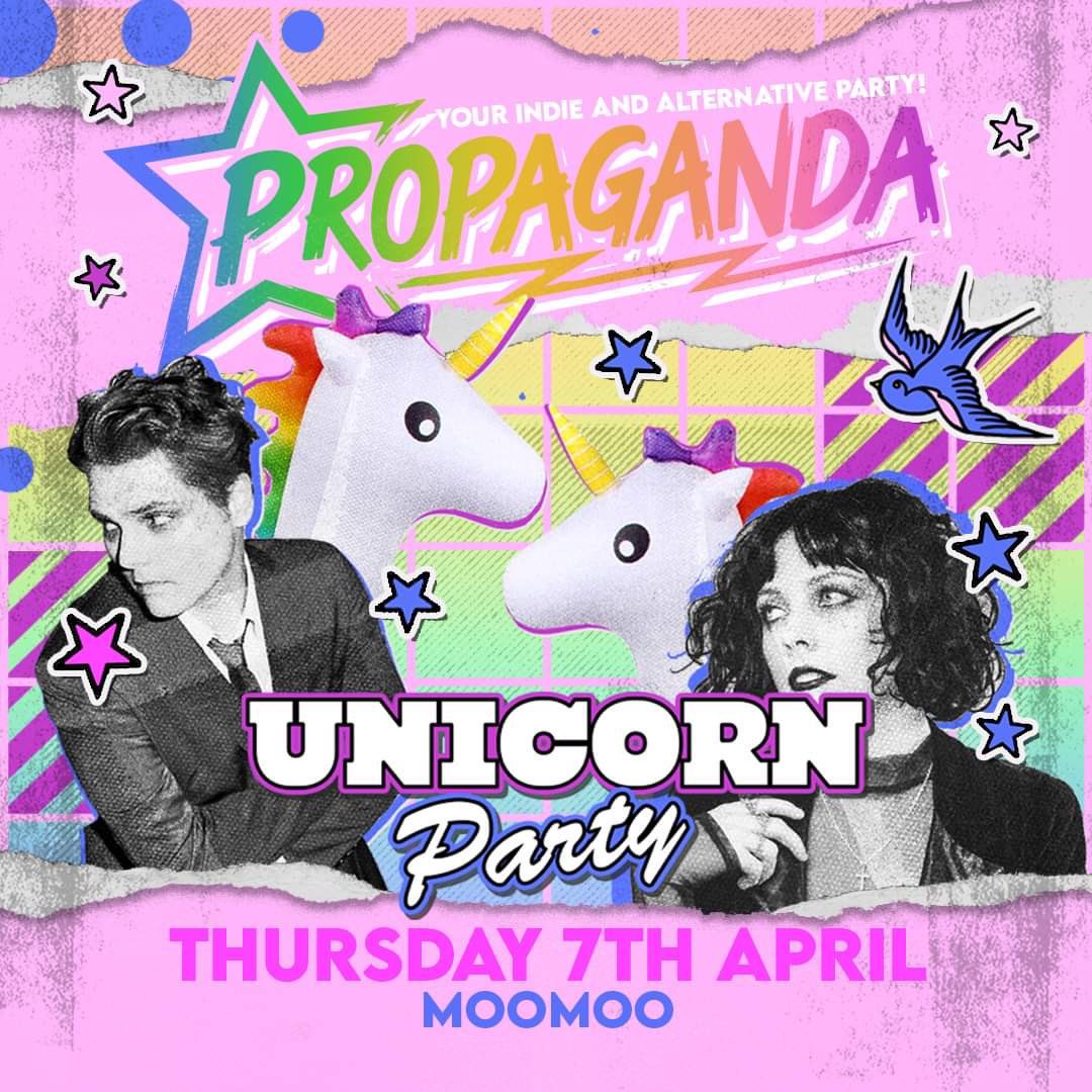 Last chance to buy tickets to tonight's Unicorn party <a href="/MooMooClubrooms/">MooMoo Clubrooms</a>!🤘🦄 Don't wait out in the cold - secure your spot now!✨👉👉 bit.ly/UnicornPartyCh…