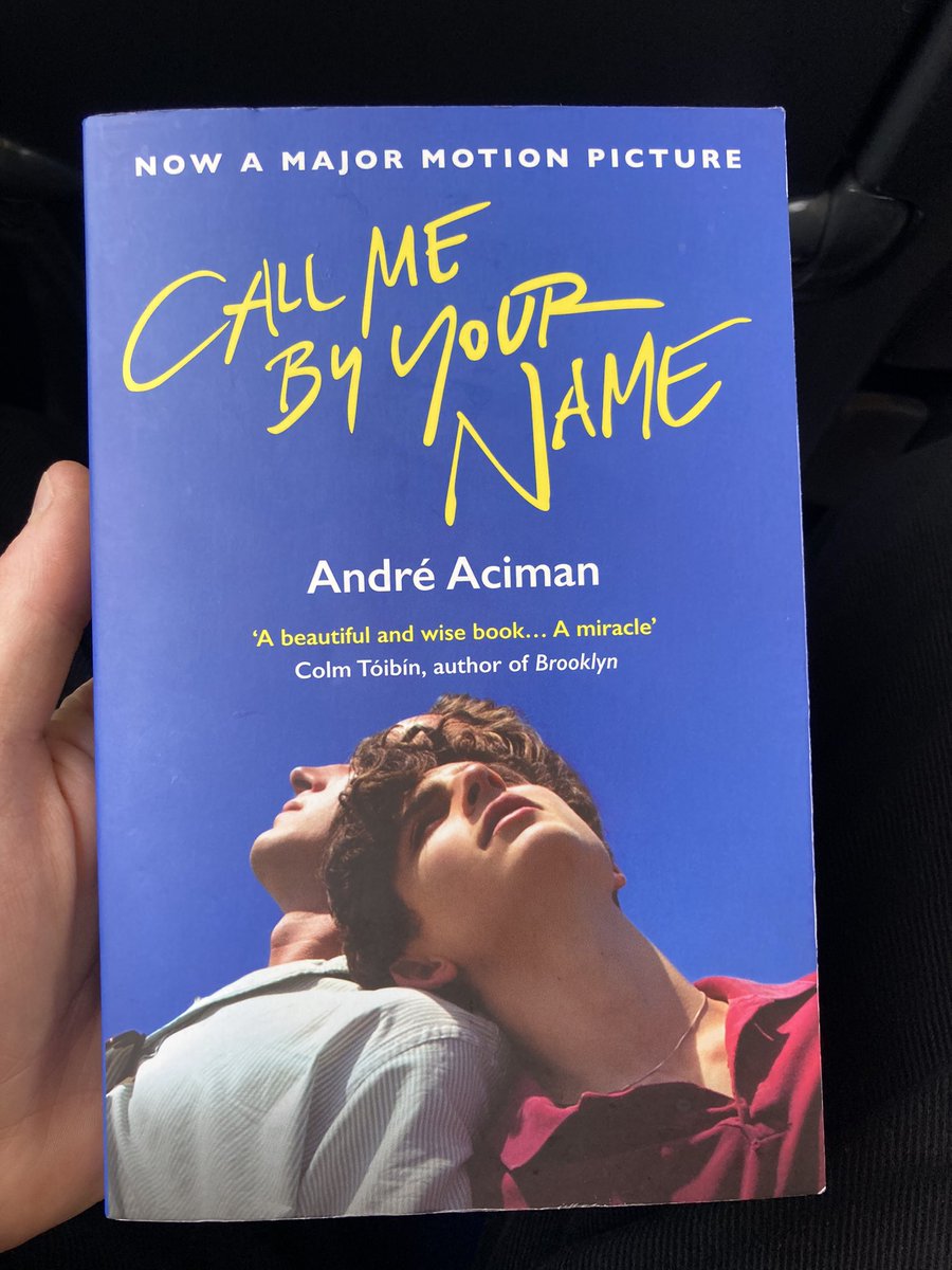 I just finished reading Call Me By Your Name by André Aciman.

Such a beautiful and intimate novel - the attention to detail is just phenomenal!

#CallMeByYourName