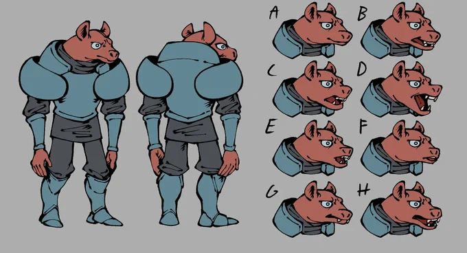 More school character designs 
