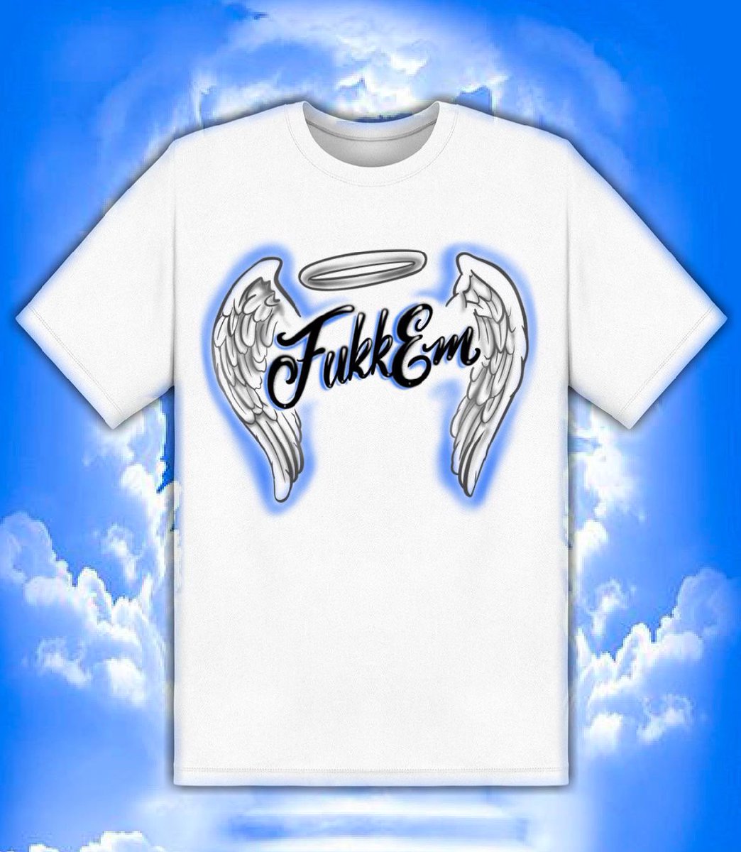 FUKK EM 🖕WORLDWIDE
 
Fukk Em angel Tee

Now available for purchase